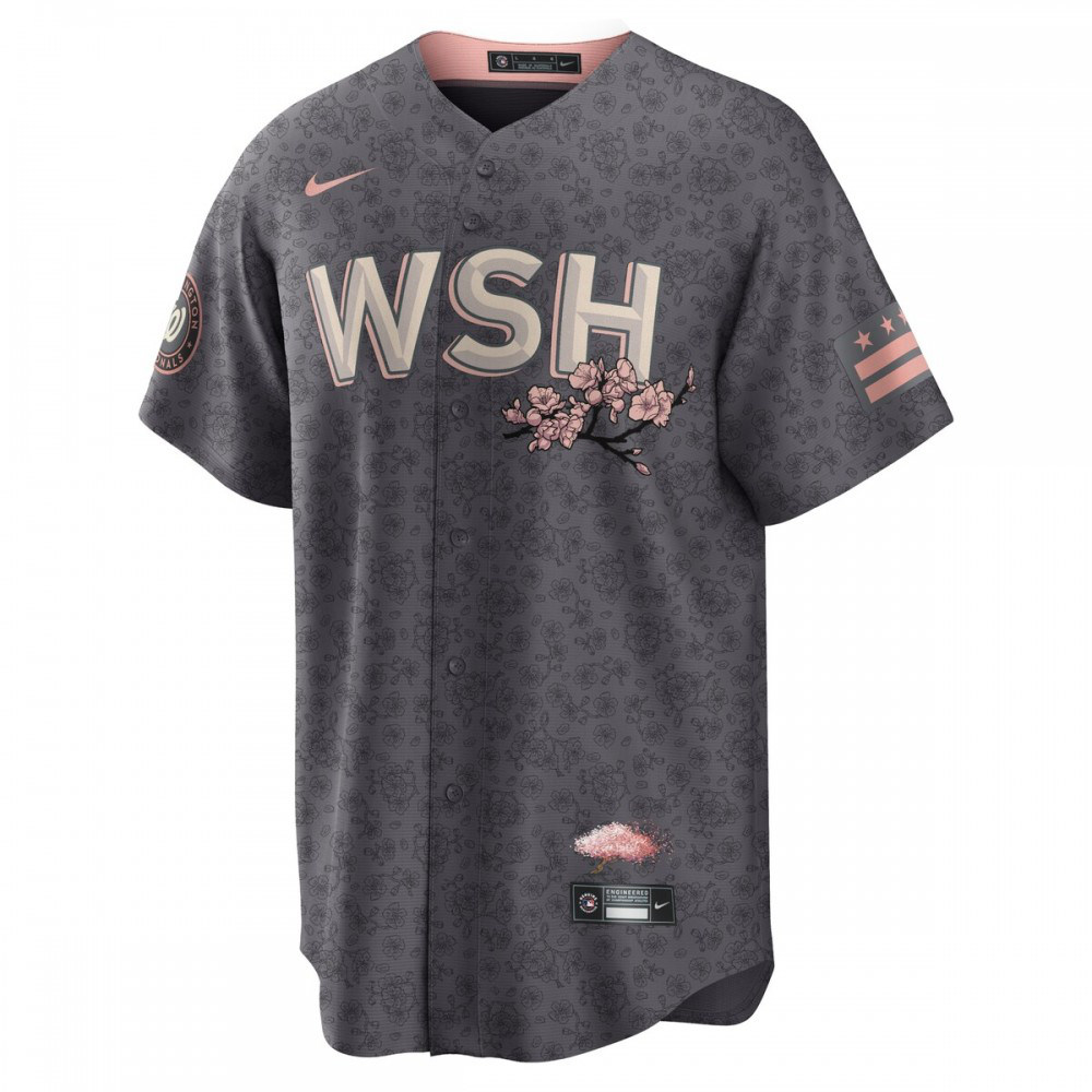 Washington Nationals 2022 City Connect Replica Jersey - Gray-Pro Kit Vault | Brand New 26/27 Sports Jerseys
